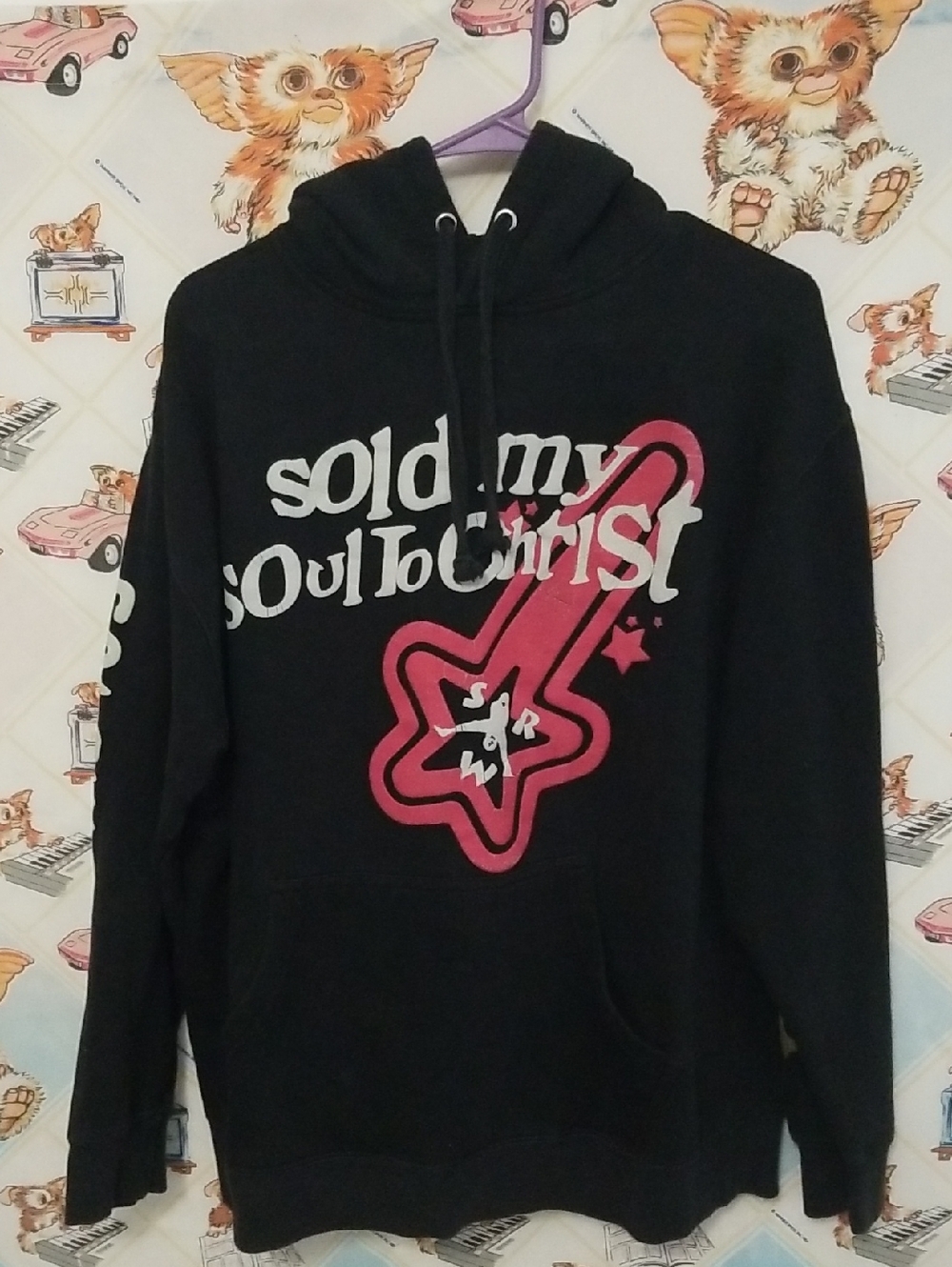 Sole World Sold My Soul To Christ Black Hoodie Black Size Large